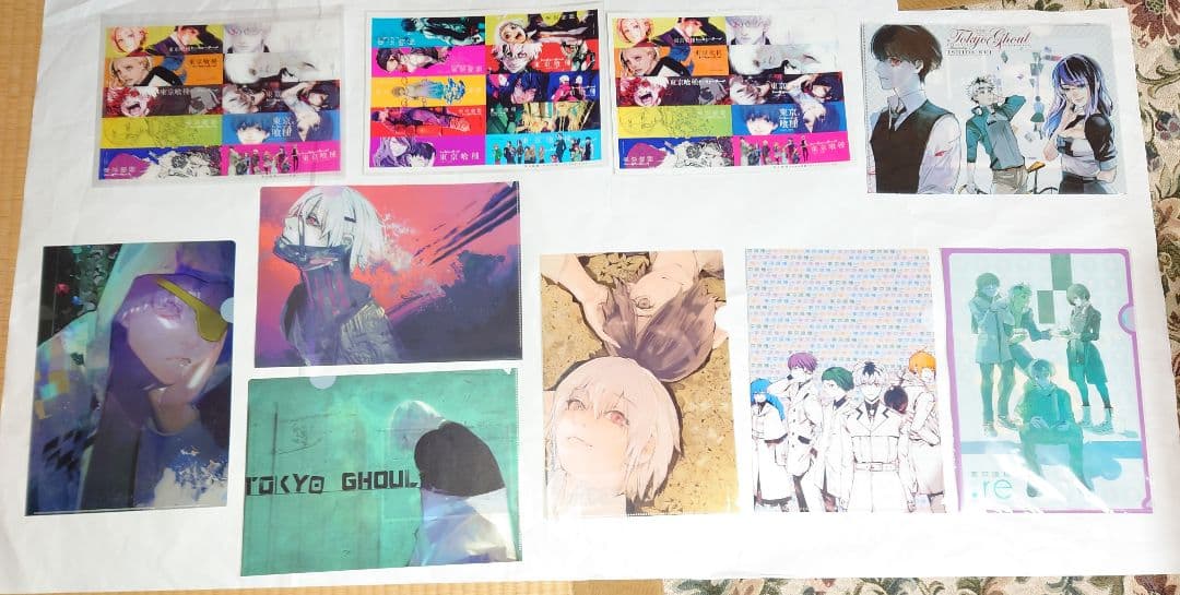 東京喰種　クリアしおり&クリアファイルセット