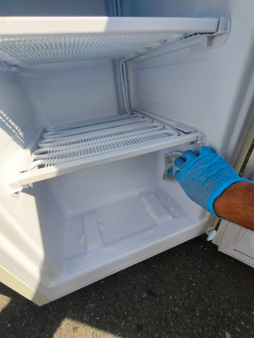 関東限 条件で無料配 24年 レトロ冷蔵庫 レトロ風冷蔵庫 レトロデザイン冷蔵庫