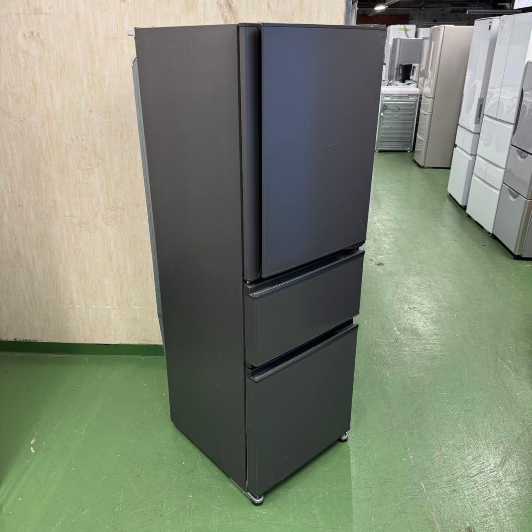 161 三菱　大型冷蔵庫　200L強　小型　家庭用　右開き　自動製氷　3ドア
