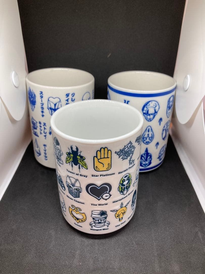 JOJOの奇妙な冒険 スタンド湯のみ3部4部5部セット