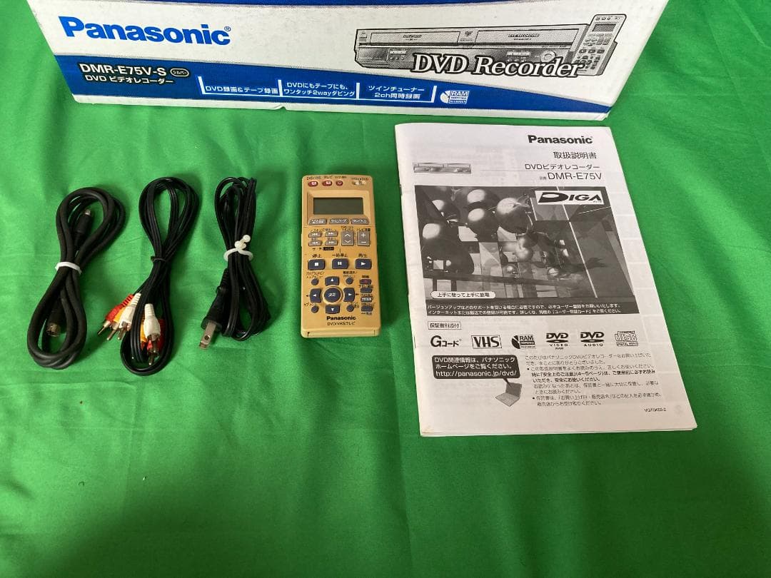 Panasonic DMR-E75V-S 録画再生ダビング機＋DVD-R100枚
