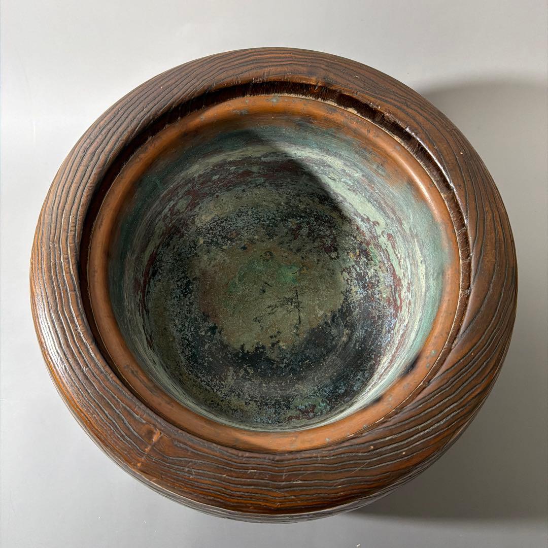 桐材 秋草蒔絵 火鉢 虫の音 螺鈿 陽刻 梨地