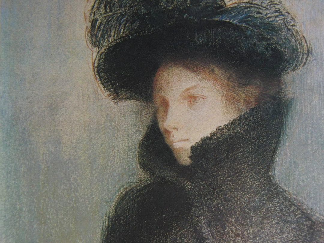 オディロン・ルドン、【マリー・ボトキン：アストラカンのコート】