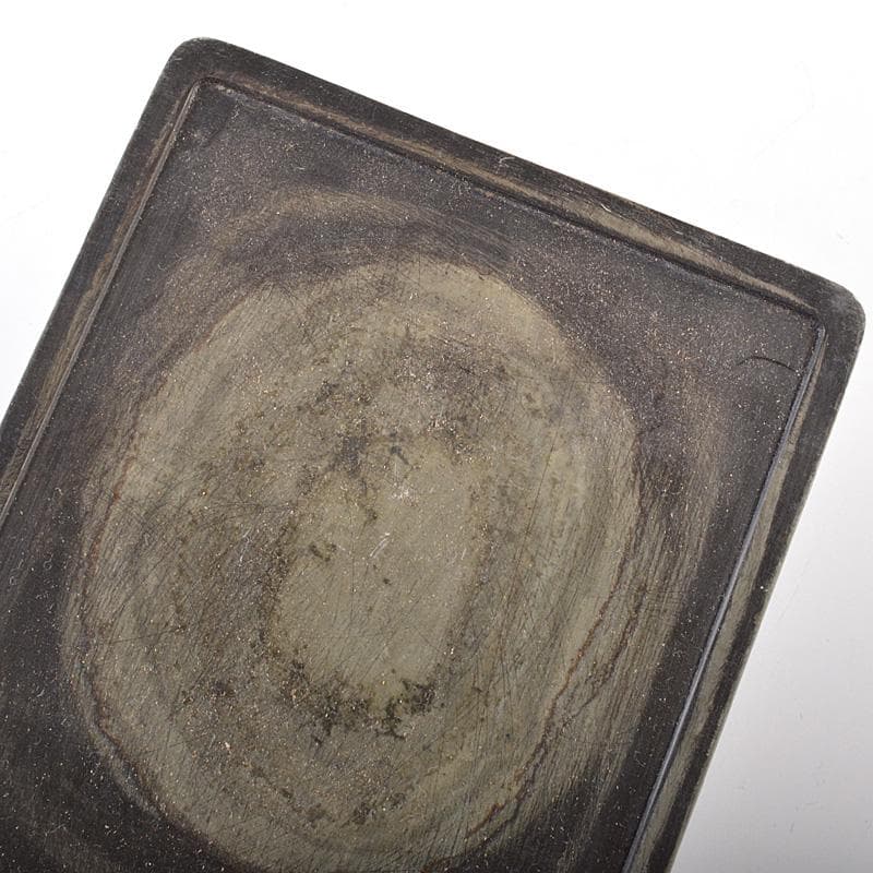 中国　細密彫刻　書道具　端渓硯　装飾端渓雕盒　M　7758E