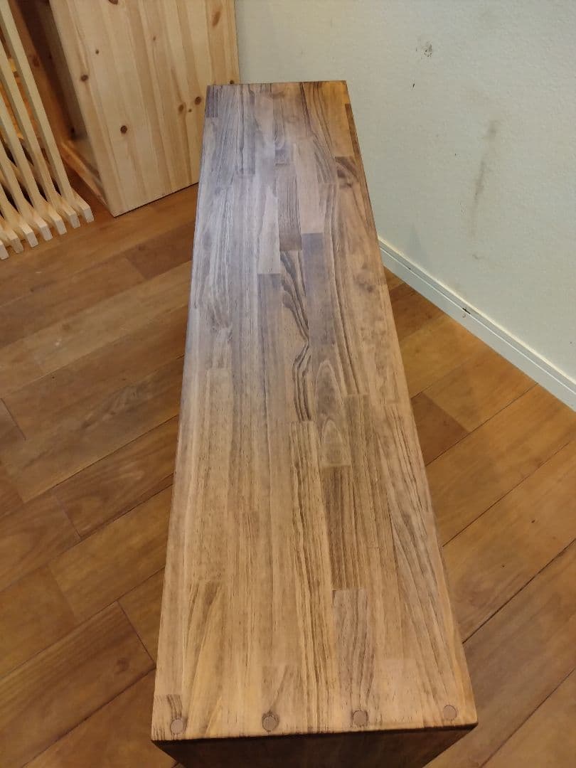 木製　ハンドメイド　オーダー　コの字　サイドテーブル　テレビ台　水槽台