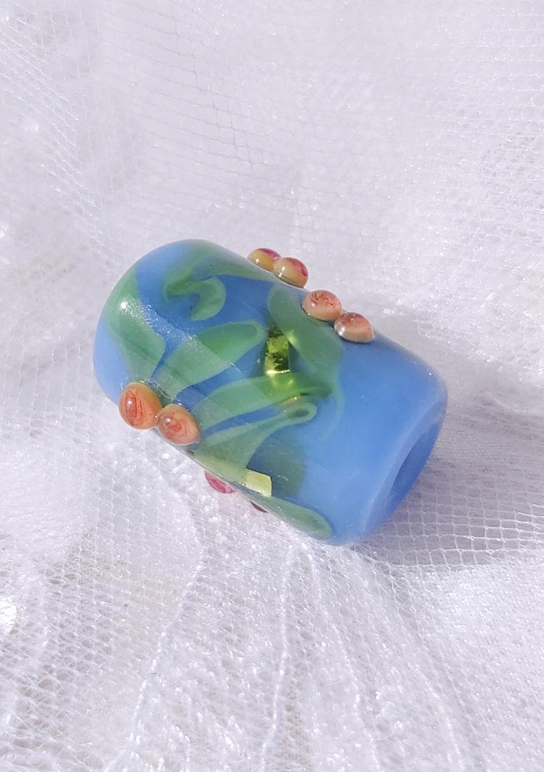 吉田正子トンボ玉（捌）　ガラス玉に込めた日本画　和のこころ　癒しの伝統美術