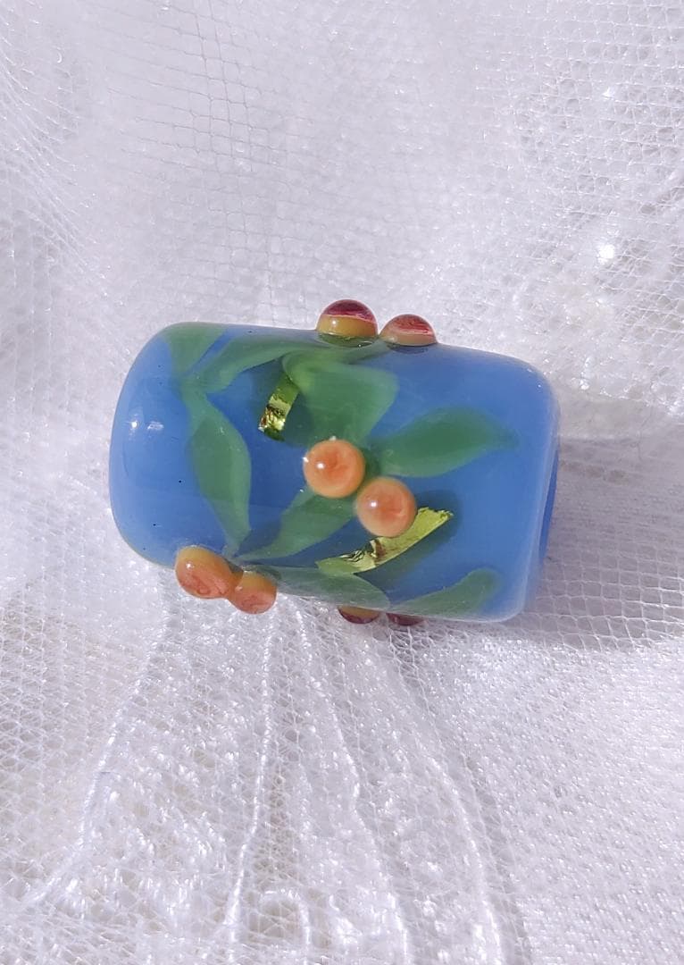 吉田正子トンボ玉（捌）　ガラス玉に込めた日本画　和のこころ　癒しの伝統美術