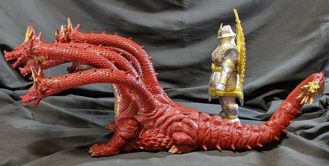 「ヤマトタケル」ヤマタノオロチ＋ウツノイクサガミ（バンダイ）ソフビフィギュア