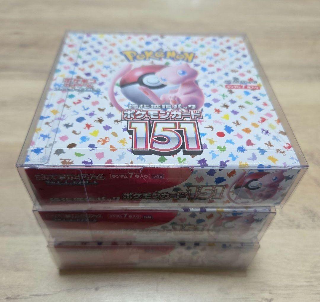 ポケモンカード151 3box シュリンク付き