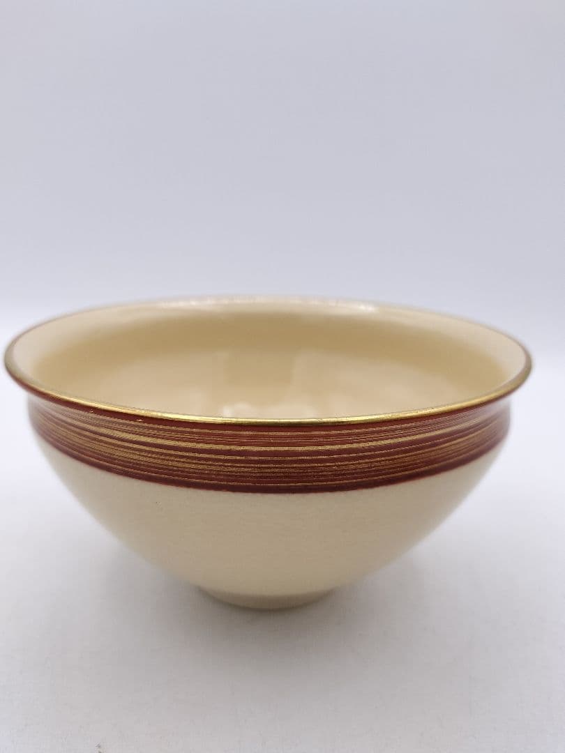c702 数茶碗 金襴手赤巻 5客＋2客オマケ 高台寺窯 紙箱 茶道具 古物