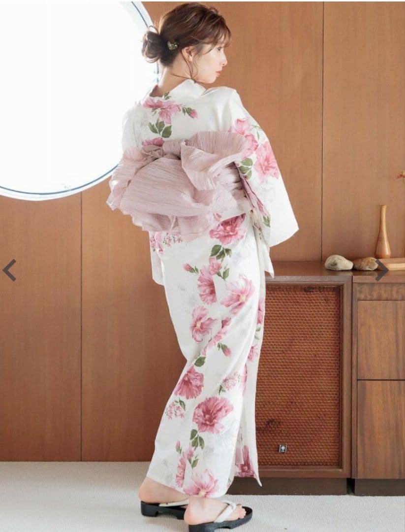 Dita 浴衣 【朱風の花重ね】 2025 浴衣5点セット