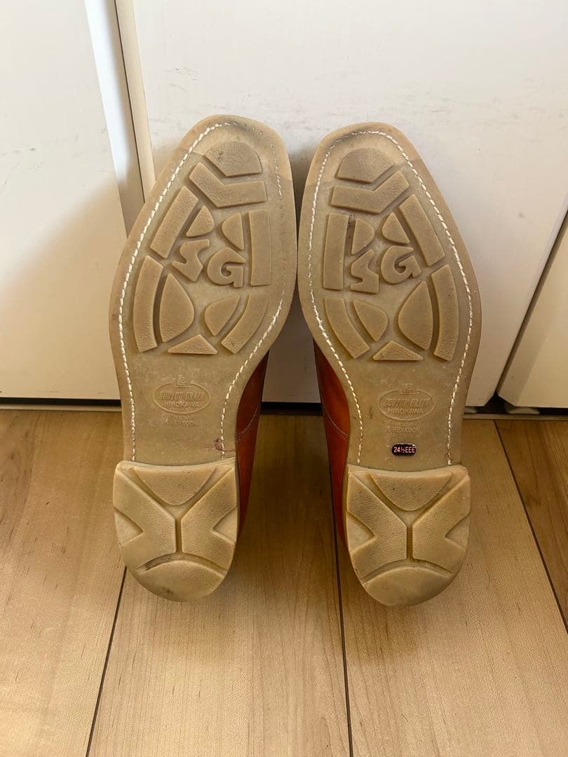 【美品】SCOTCHGRAIN スコッチグレイン ダブルモンク 24.5