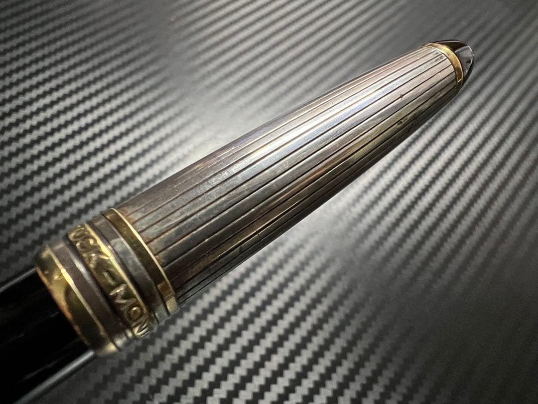 モンブラン 1441 ソリテール M 中字 スターリングシルバー 万年筆