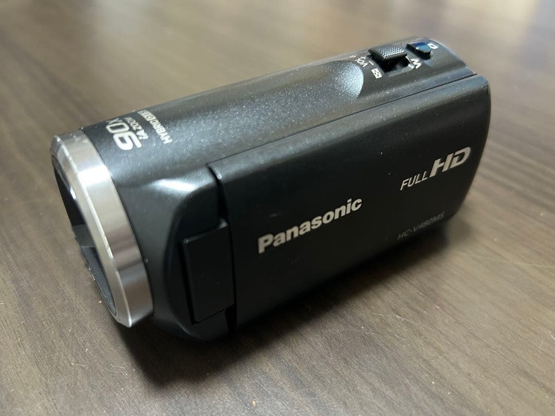Panasonic　HC-V480MS　ビデオカメラ 充電ケーブル付き