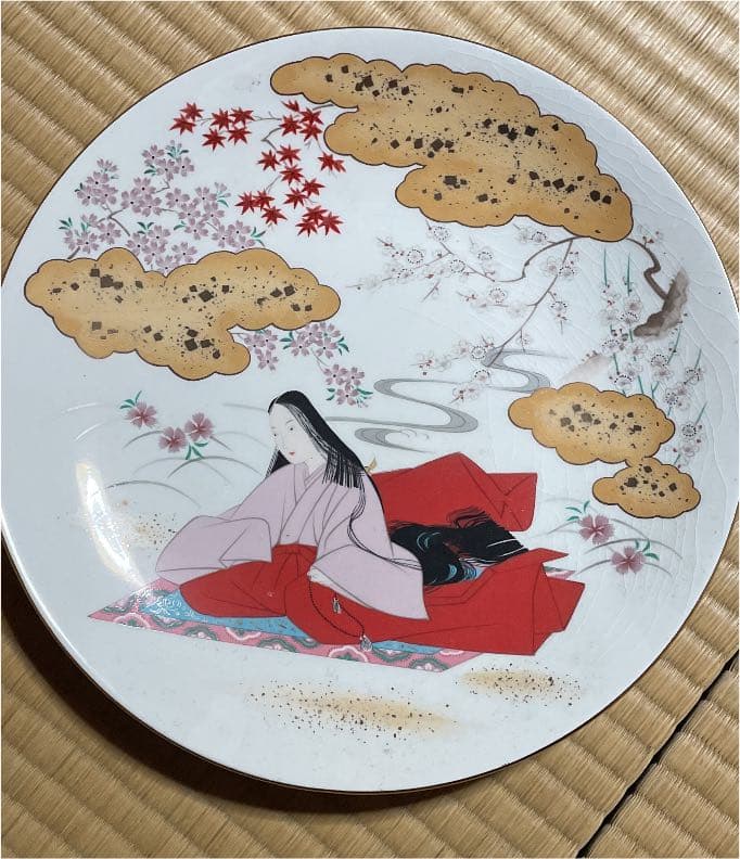 平安貴婦　大皿