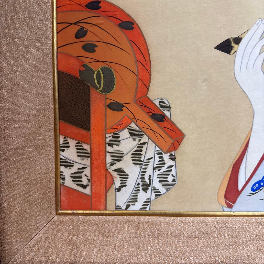 日本画 女性の肖像画