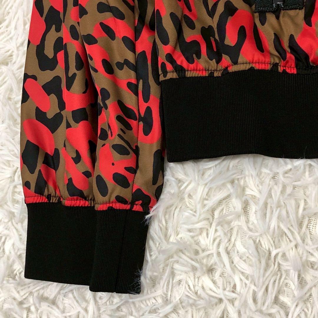 美品◎DSQUARED2 レオパード ブルゾン ボンバージャケット 48サイズ