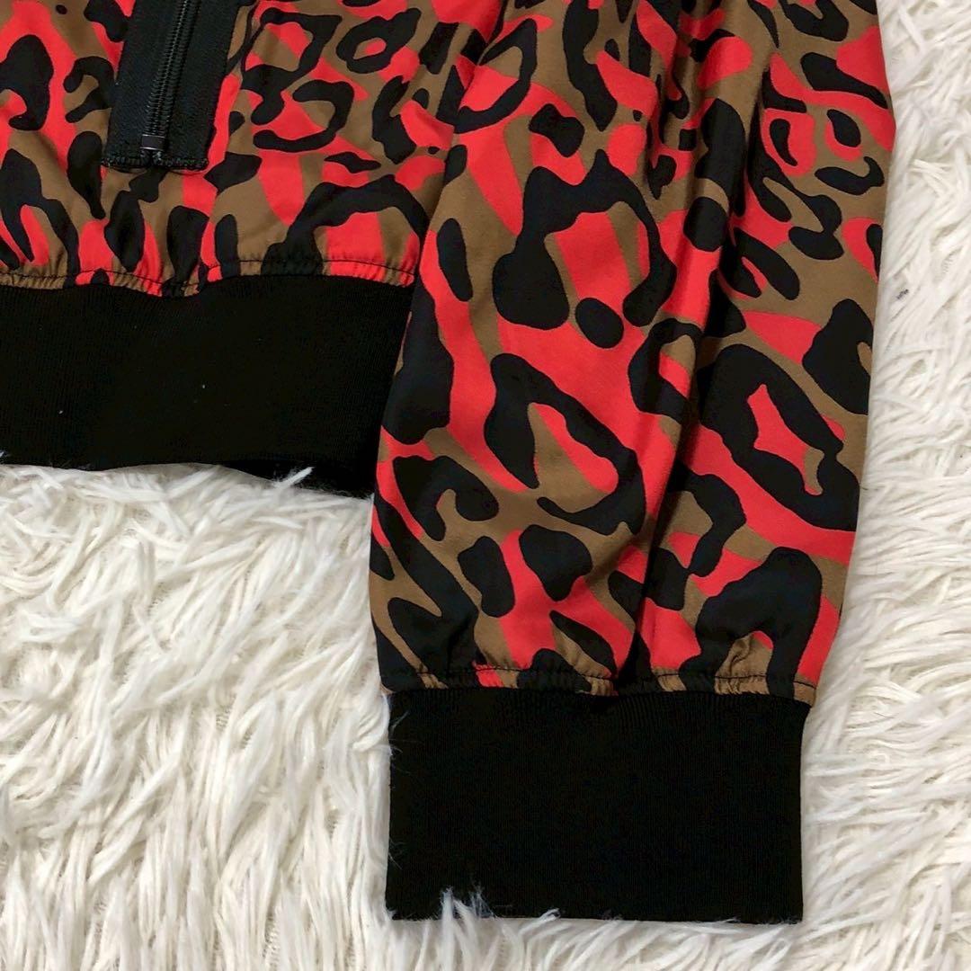 美品◎DSQUARED2 レオパード ブルゾン ボンバージャケット 48サイズ