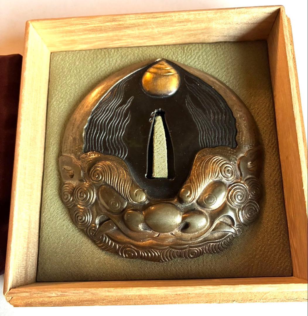 鍔　明珍勝見　紀宗長作