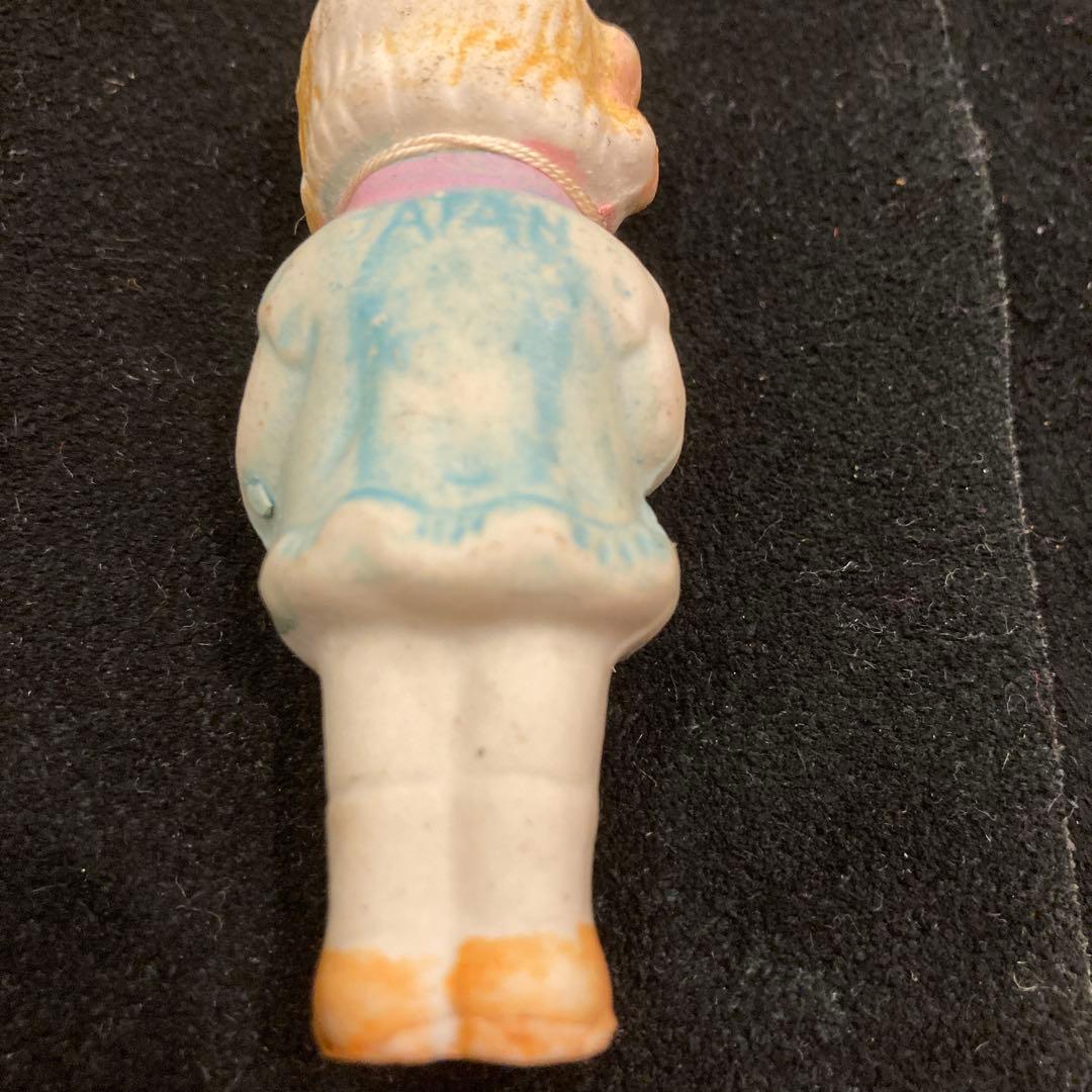 陶器製人形 約10cm ビスクドール　フランス製