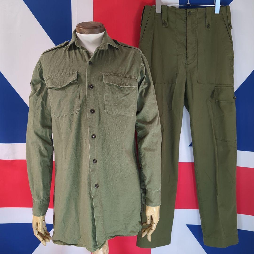 【美品】イギリス軍フィールドシャツ＆トラウザス（ズボン）