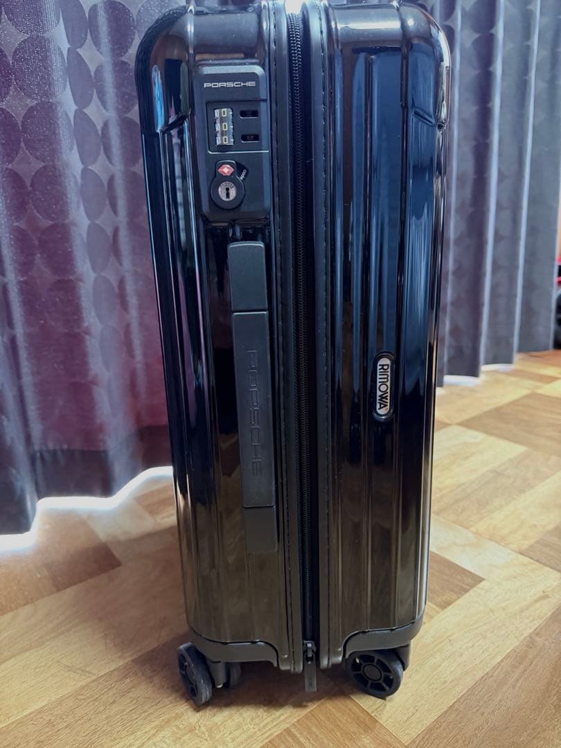 Porsche RimowAブラック キャリーケース TSAロック付き