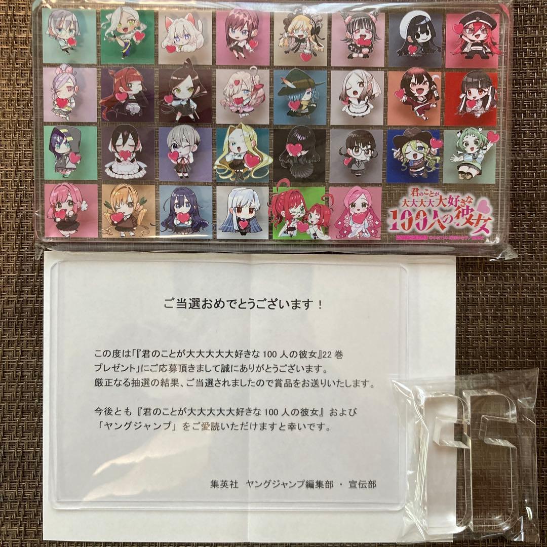 【最終値下げ】当選品 100カノ アクリルブロック【期間限定】