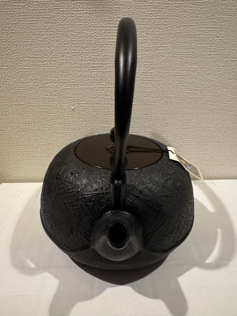 新品未使用 盛榮堂 南部鉄器 鉄瓶 茶器 工芸品 タグ付き