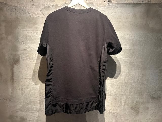 ♪送料無料★DIOR × sacai★名作コラボ★Tシャツ★異素材構築★黒★S♪