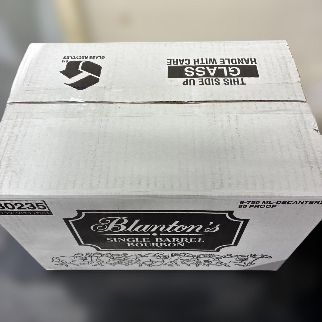 ブラントンブラック　6本　Blanton's 750ml
