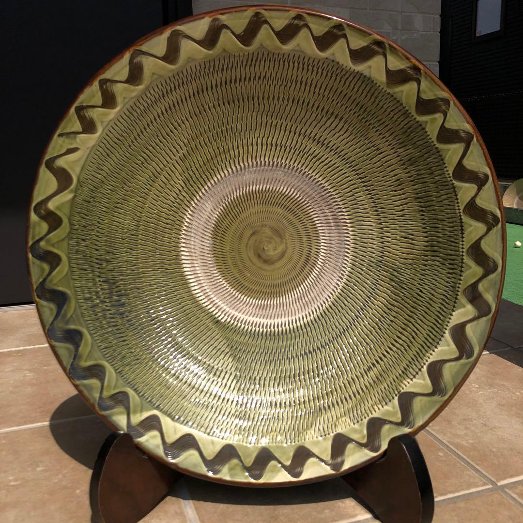 小鹿田焼　大皿　陶芸