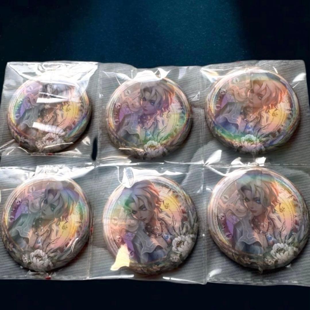 新品 第五人格 写真家 ジョゼフ 缶バッジ 6個セット ファンアート 痛バ