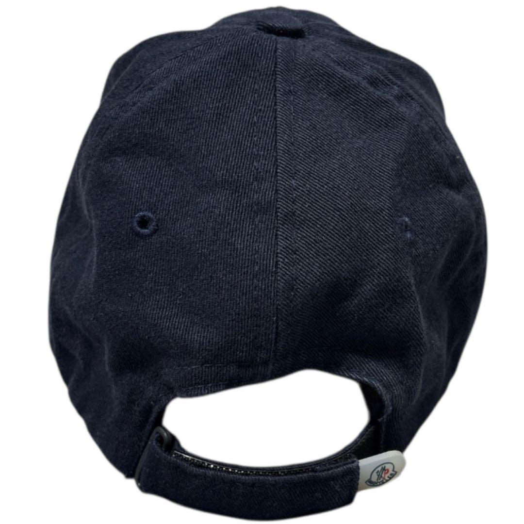 MONCLER ネイビーキャップ キッズ(大人着用可サイズ) M