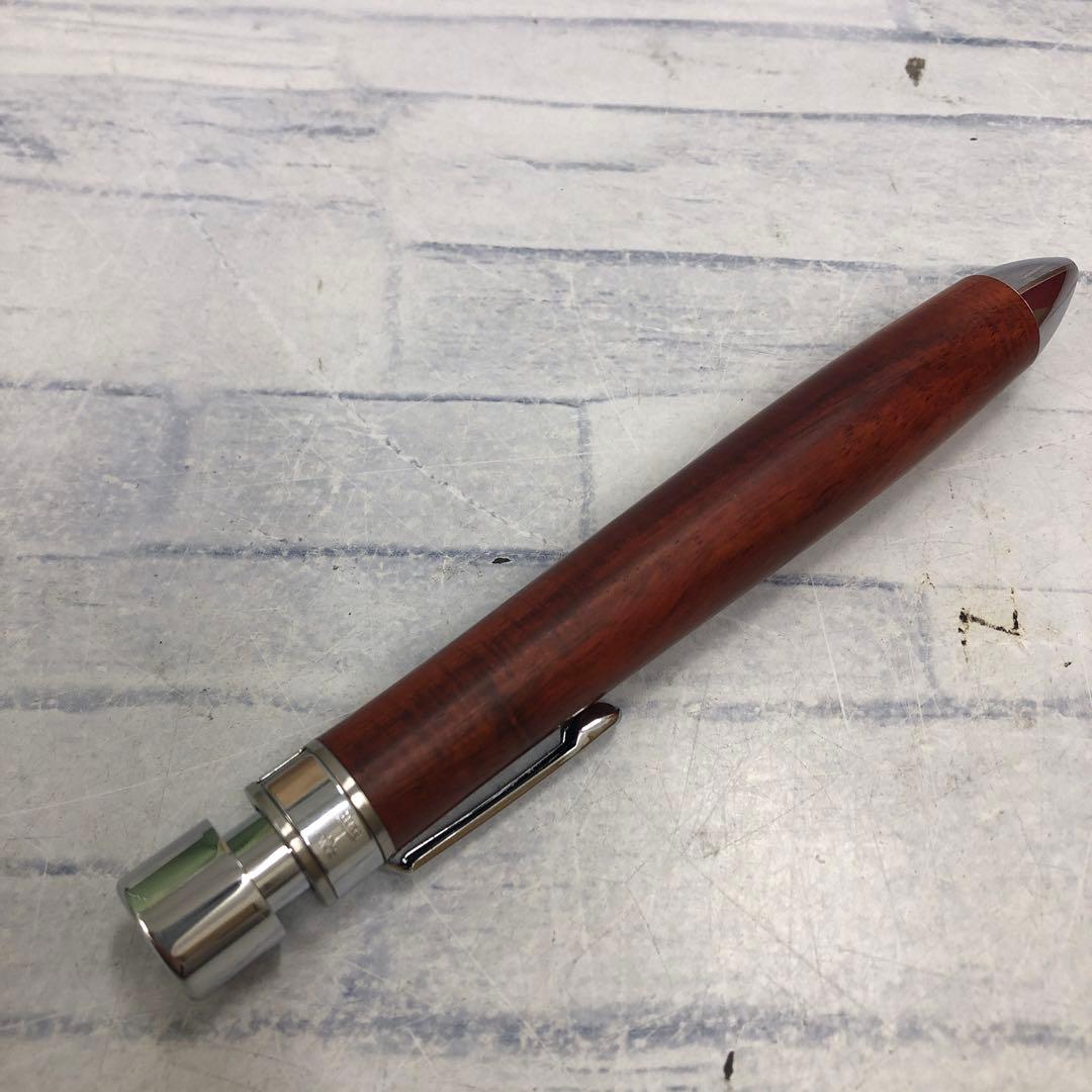 k1173 工房楔　グラッソ（多機能ペン）　シアメースローズウッド