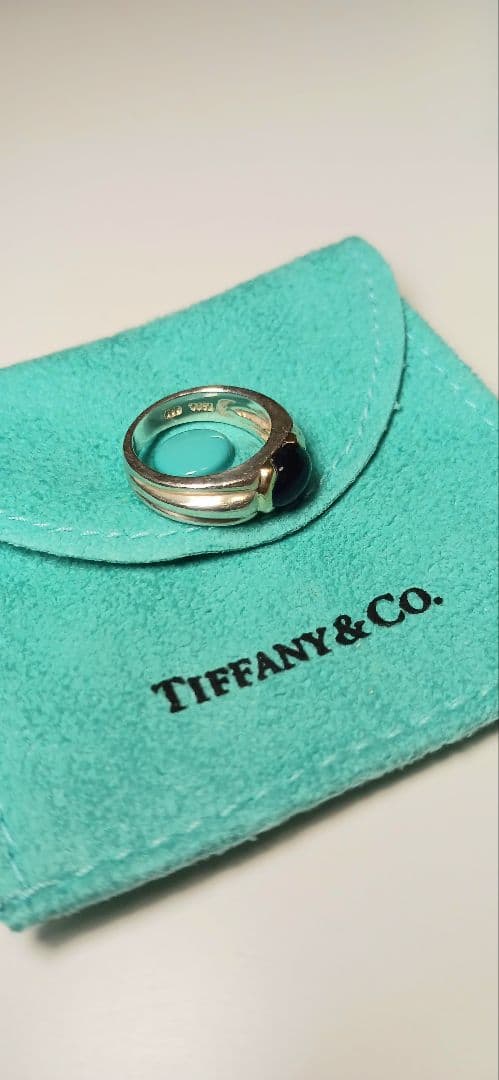 【お年玉お値下げ中】オールドティファニー　アメジストリング　 7号