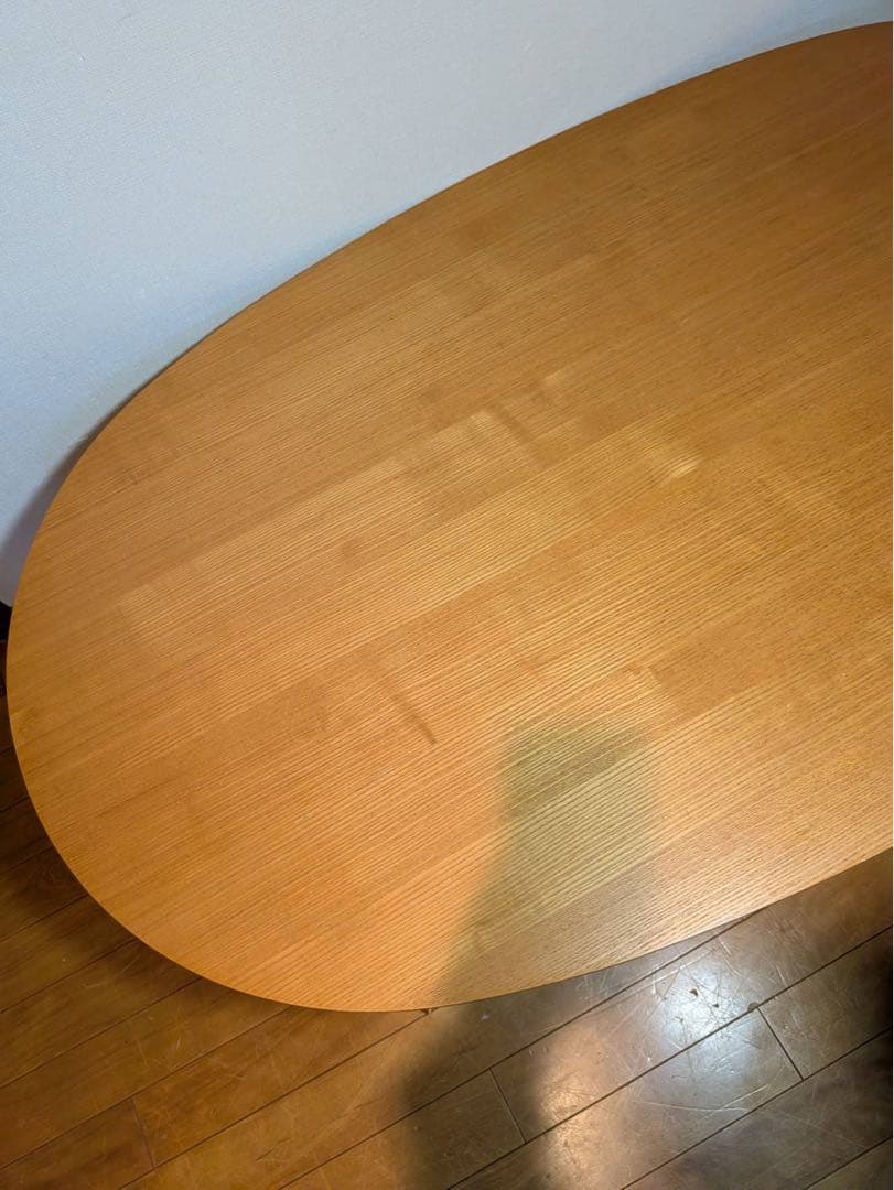 ■送料込■無印 木製楕円こたつ 曲木脚フラットヒーター タモ材 暖房器具MUJI