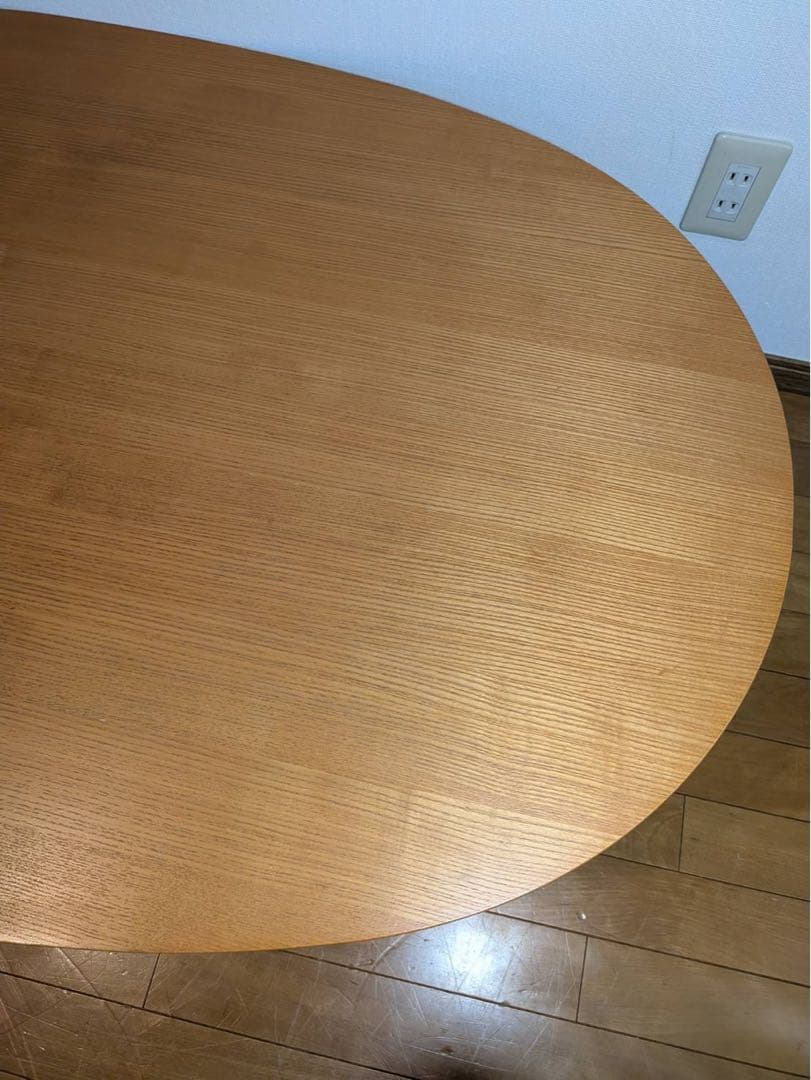 ■送料込■無印 木製楕円こたつ 曲木脚フラットヒーター タモ材 暖房器具MUJI