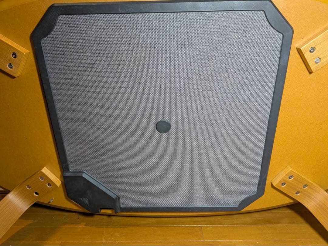 ■送料込■無印 木製楕円こたつ 曲木脚フラットヒーター タモ材 暖房器具MUJI