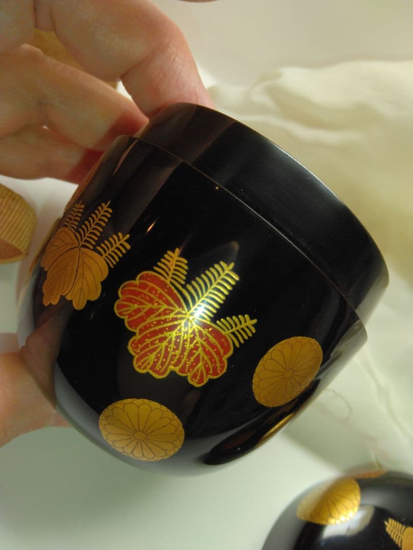 眞作 希少品◆川端近左 高台寺蒔絵 棗◆塗師 漆芸