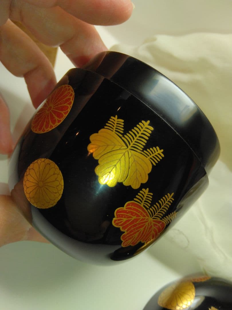 眞作 希少品◆川端近左 高台寺蒔絵 棗◆塗師 漆芸