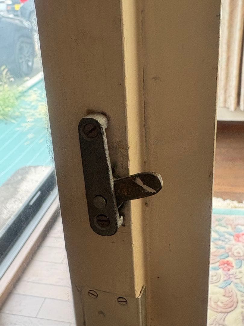 医療用棚　アンティーク　白　ドクターキャビネット