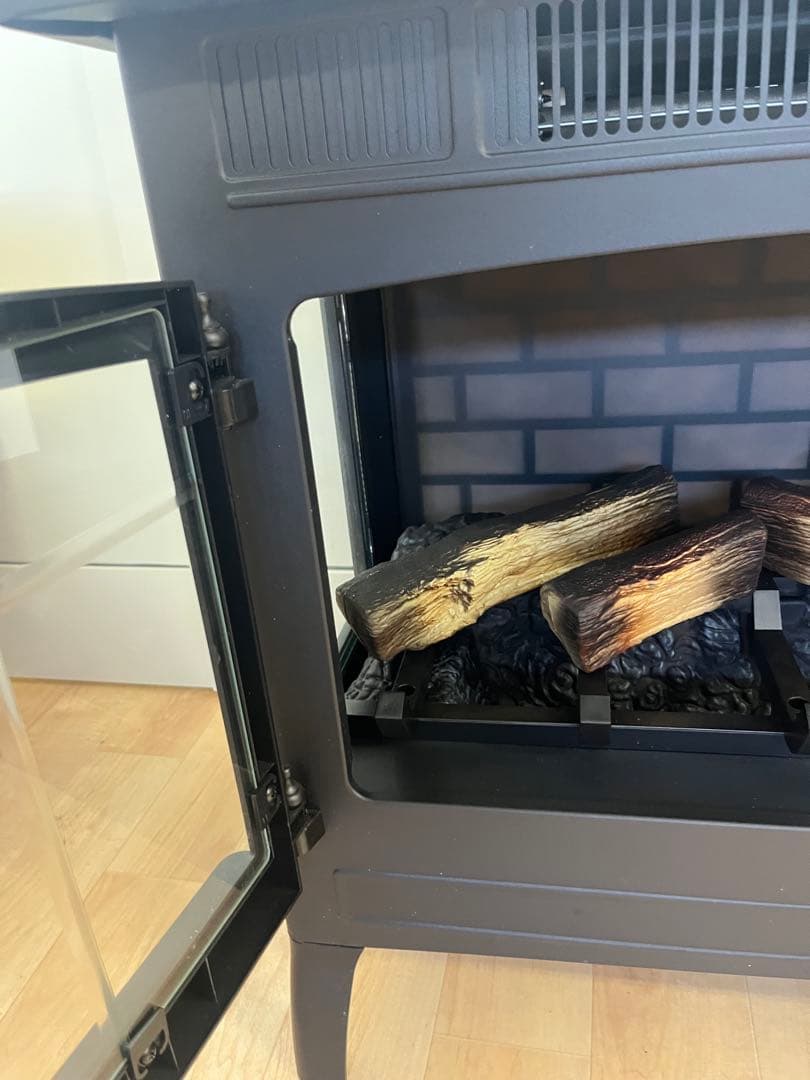 QVCジャパン　フェイク暖炉型　電気ファンヒーター　DFI-5010-01