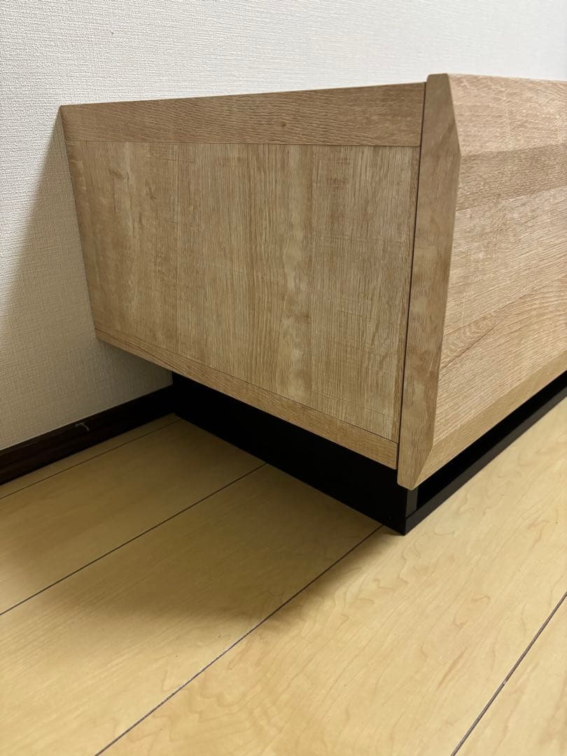 テレビ台 幅120cm 高さ36cm ナチュラルブラウン 50V型対応 組立済