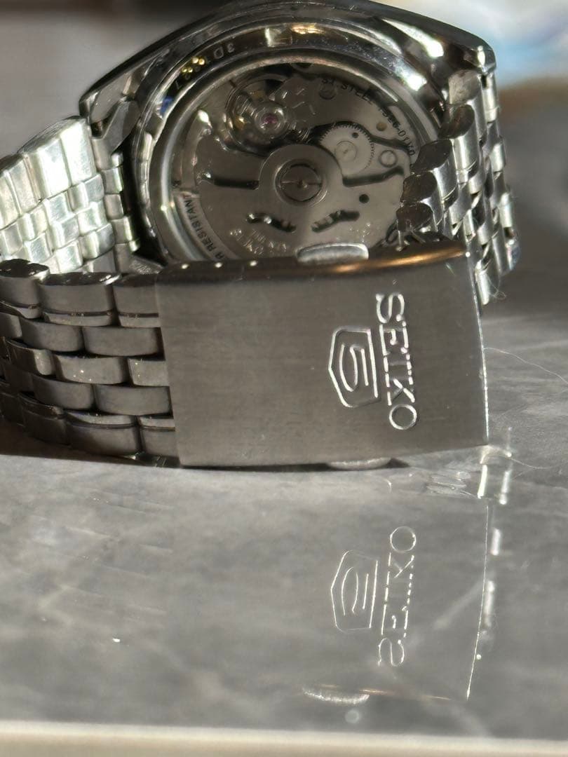 SEIKO5 腕時計　自動巻き　セイコー5 裏スケ SNK361K1 7S26