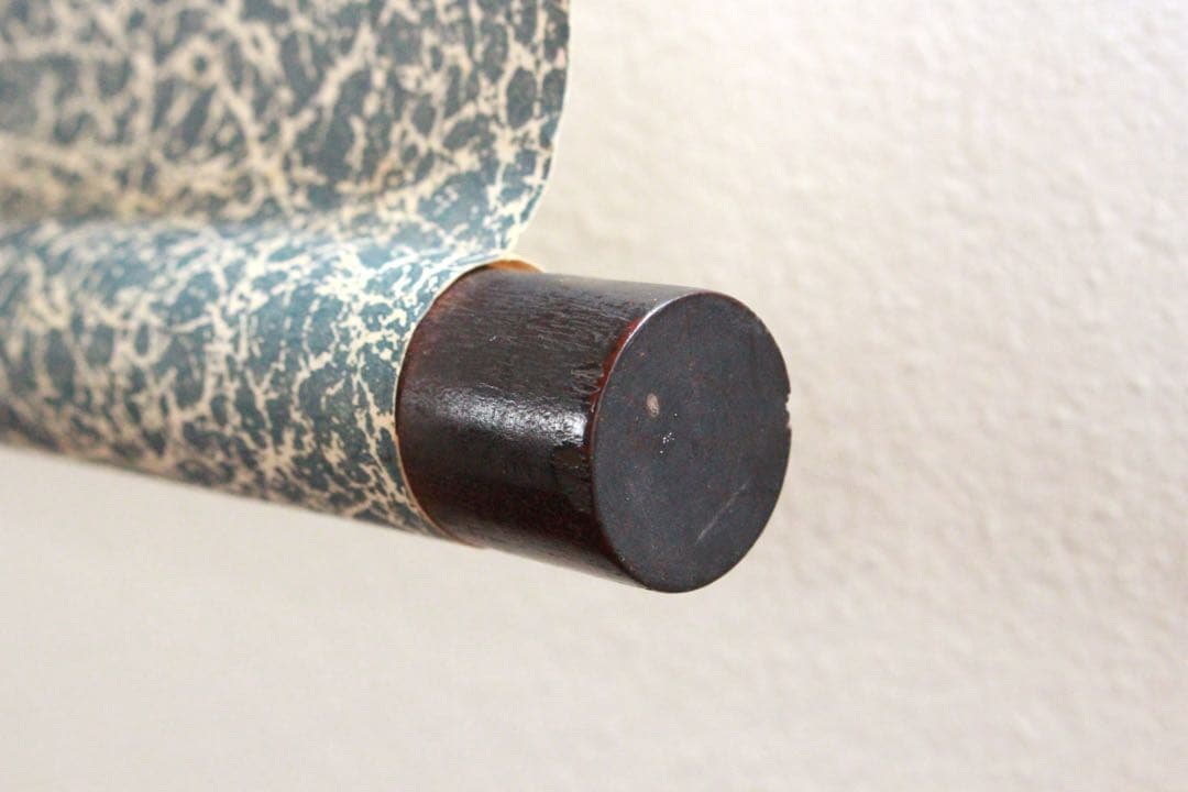 No4887 掛軸　仏教美術　日蓮曼荼羅　肉筆紙本　髭曼荼羅　古美術　送料無料