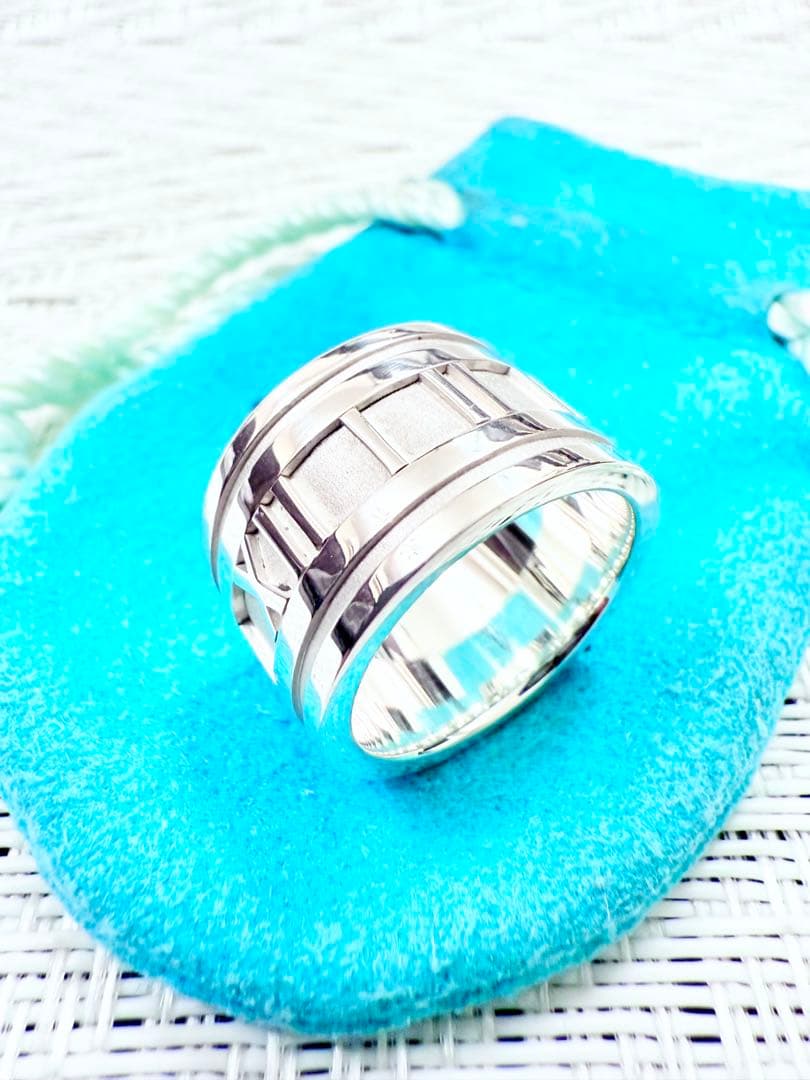 ティファニー　アトラス　ワイド　指輪　リング　10号　研磨仕上済美品 925