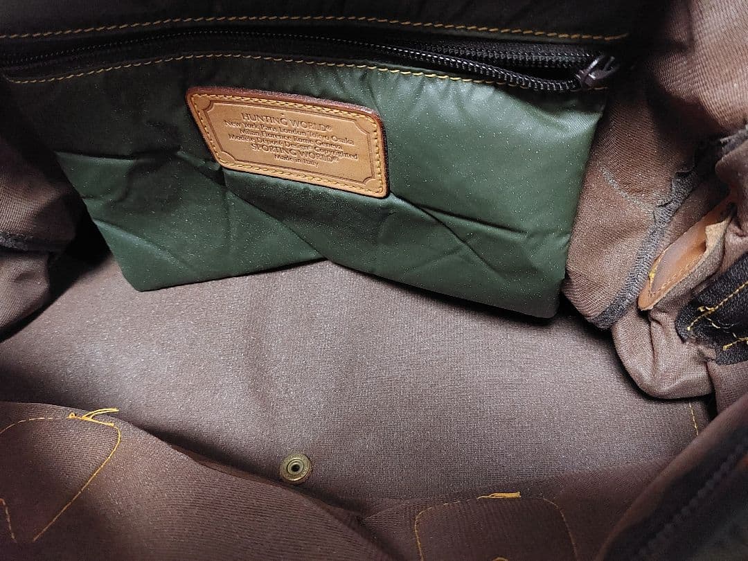 難あり HUNTING WORLD ハンティングワールドバッグ