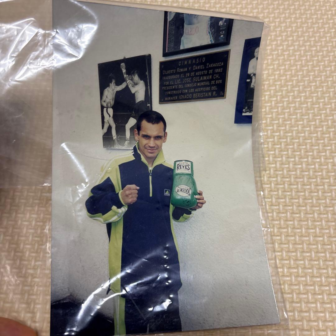 【お宝】リカルド・ロペス　サイン入りボクシンググローブ