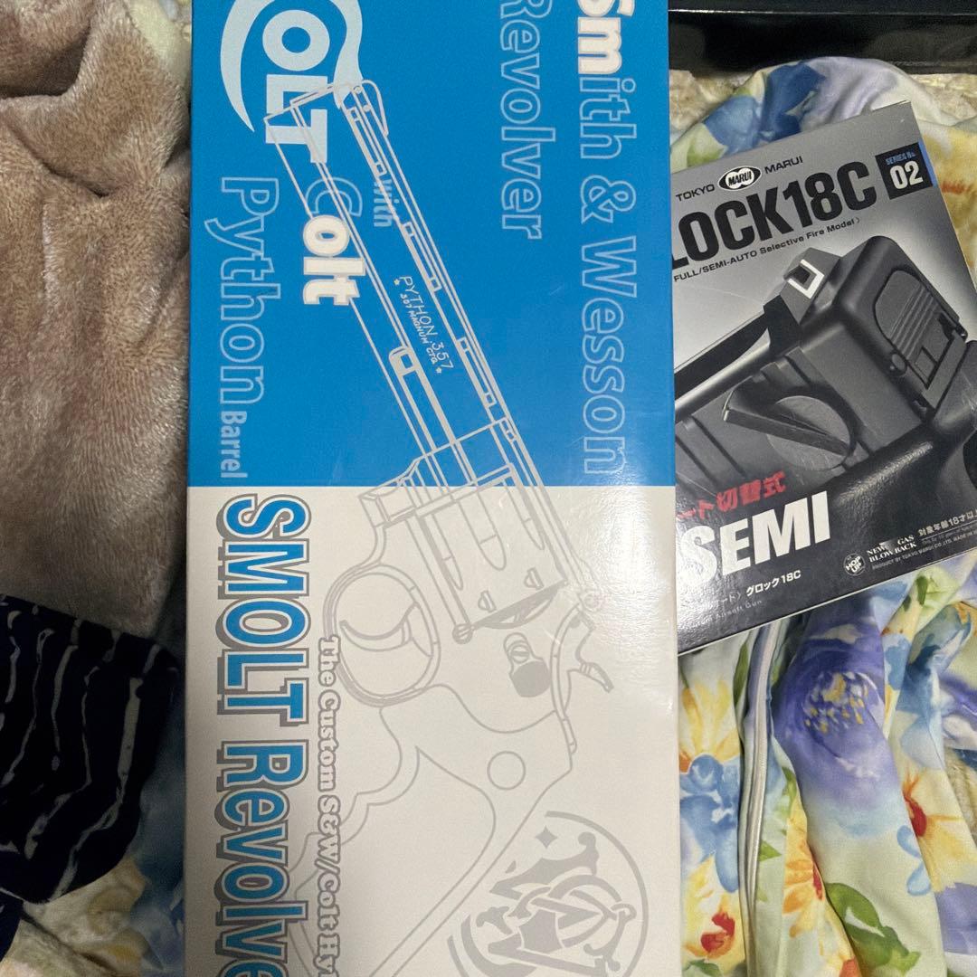 タナカ　6インチ　Python ガスガン ブラック