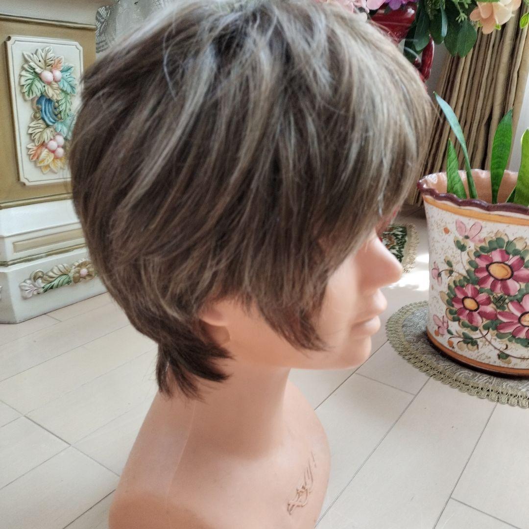 ショートボブウィッグ グラデーションブラウン